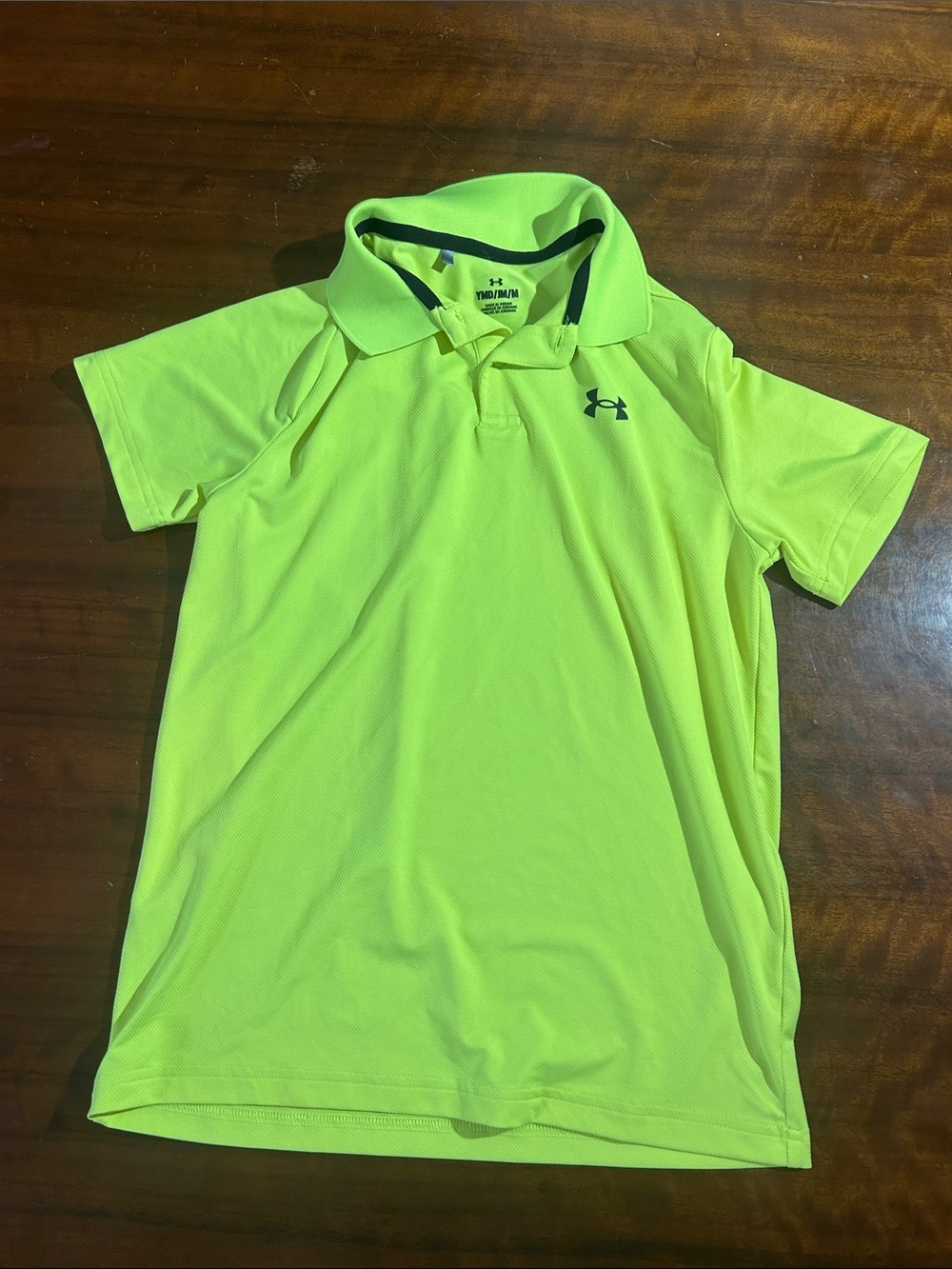 Under Armour Boys' Bright Lime Green Polo Shirt